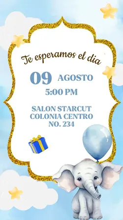 Baby shower niño