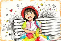 落書き風