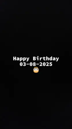 birthday 03 August 