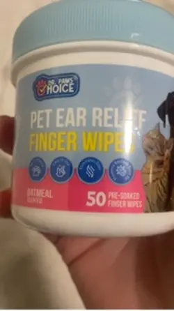 Finger wipes for pet