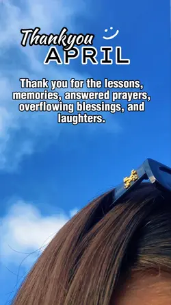 THANK YOU APRIL