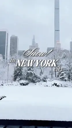 Snow in NewYork