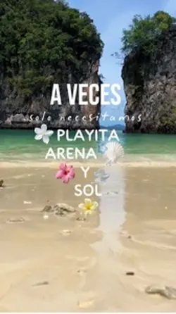 Playita, arena&sol☀️🏖️