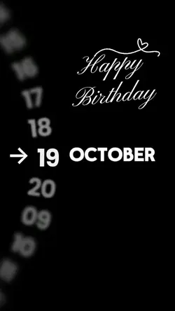 HBD 19 OCTOBER