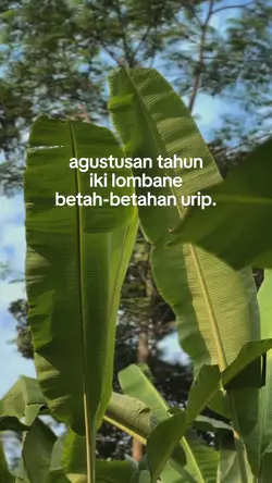 betah betahan urip