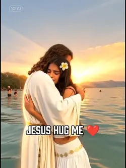 Jesus hug me 