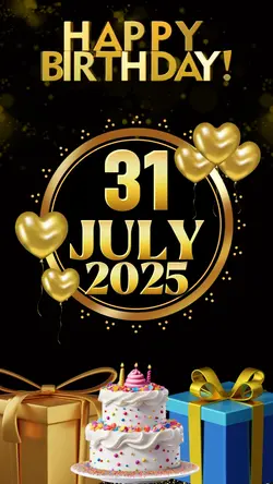 Birthday 31 july2025