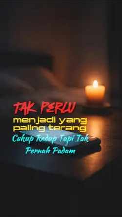 tak perlu terang. .