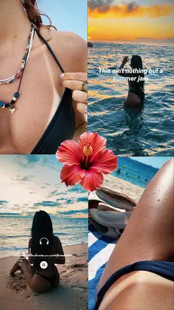 Summer vibes beach