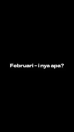Februari - i nya apa