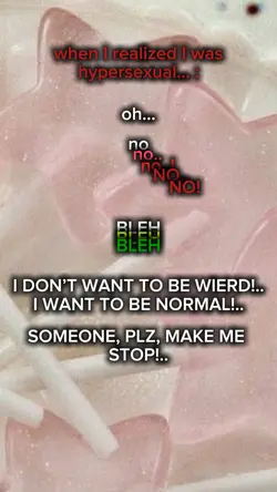 hypersexuality.