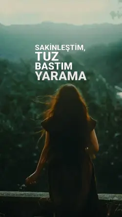 Sakinleştim