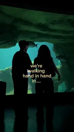 we're walking hand