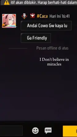 I dont' believe |