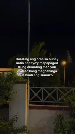 magpahinga ka lang