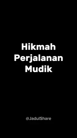 Perjalanan Mudik 