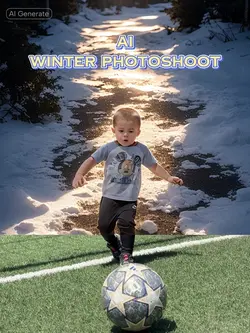 ai winter photoshoot