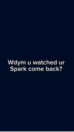 It came back 