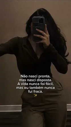 Nasci disposta ✨