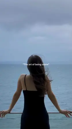 the art being alone