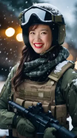 Beautiful soldier