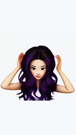 purple hair