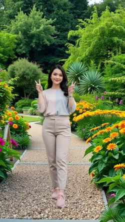flower garden view 