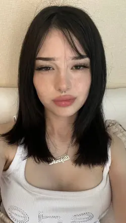 Straight blonde hair