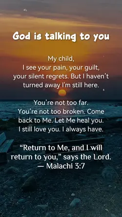 God is talking to u