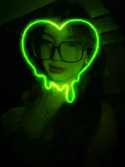 neon green overlay