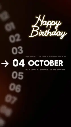 HBD 4 OCTOBER