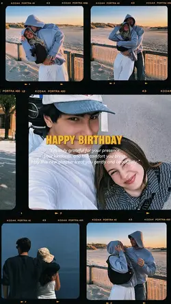Birthday couple
