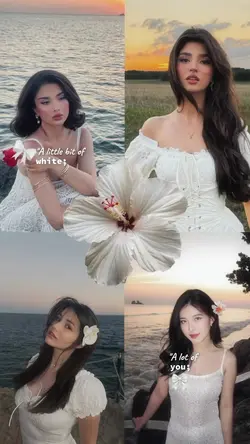 white flowers