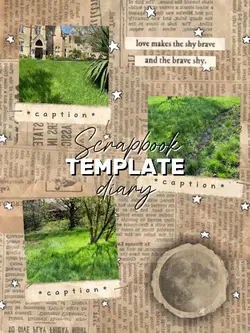 Scrapbook diary 