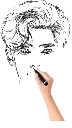 versi sketsa 