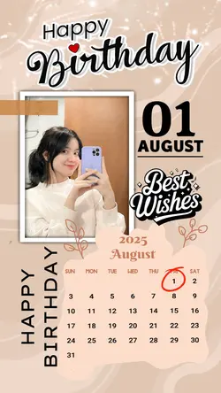 HBD 1 AUGUST 2025