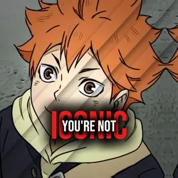 you're not iconic