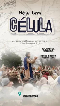 Hoje tem celula 