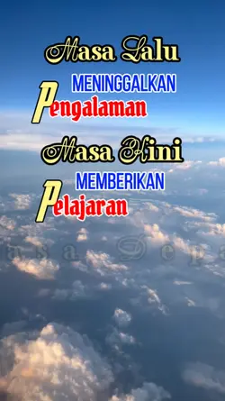 Masa Lalu, Masa Kini