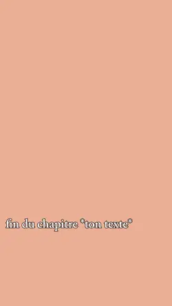fin du chapitre