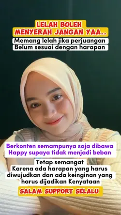 Tetap semangat ya