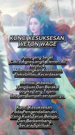 Kunci sukses wage