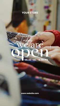 We Are Open