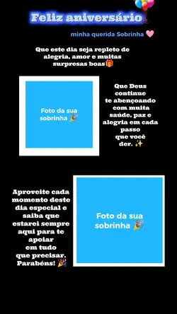 aniversário sobrinha
