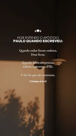 E foi o suficiente 🤍