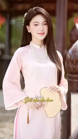 [2] áo dài Tết