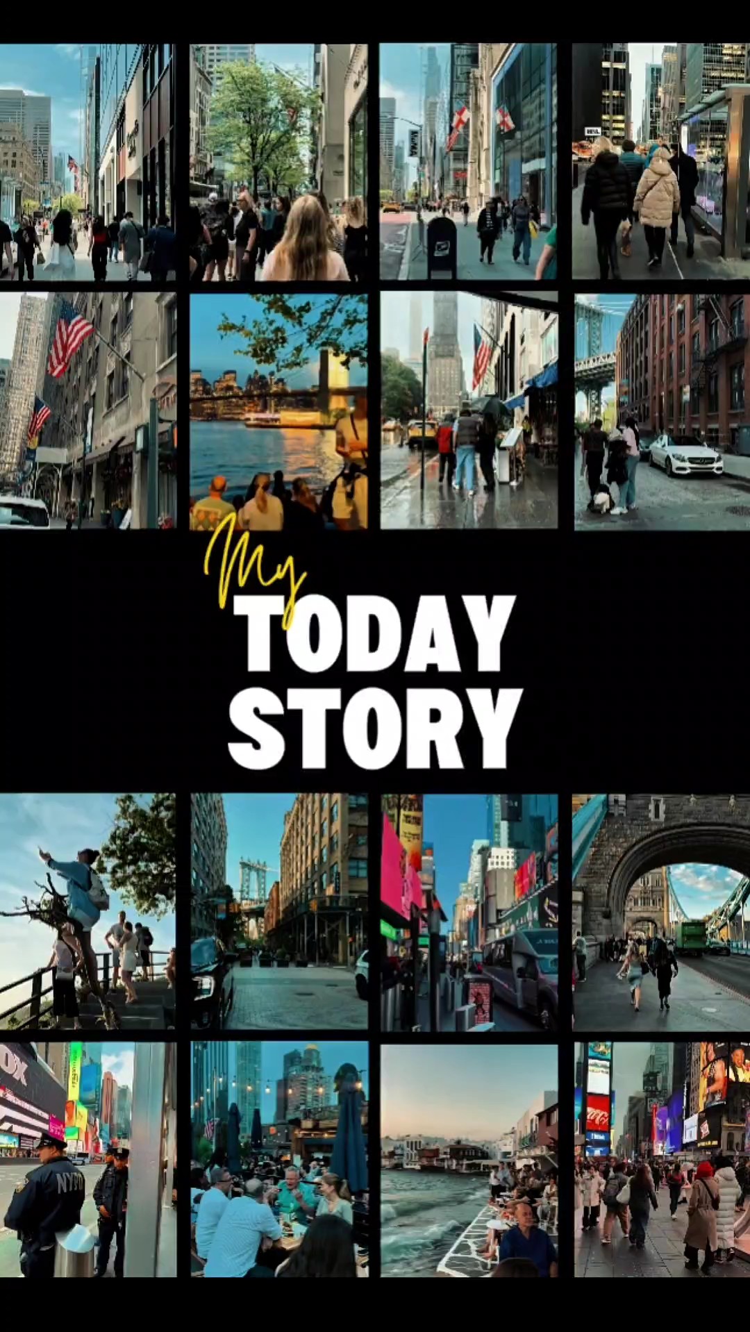 collage reel video template - Pippit
