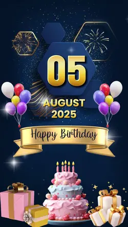 Birthday 05 Aug 2025