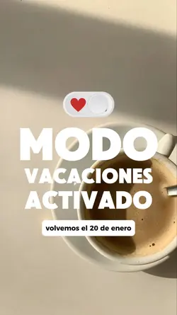 modo vacaciones