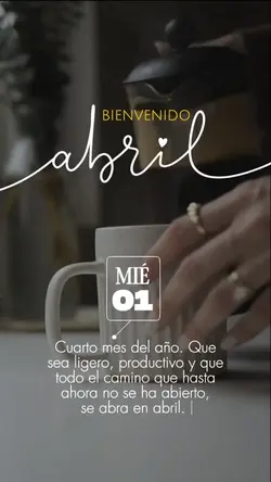Bienvenido Abril